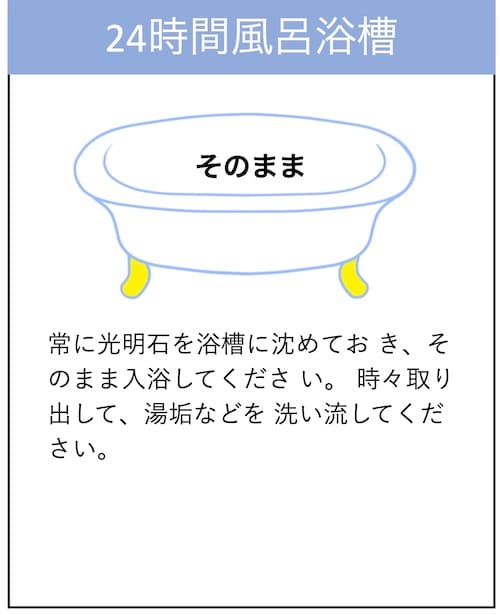 24時間風呂浴槽